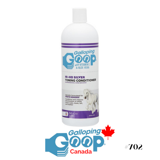 Canada. Galloping Goop degreaser cleaners are the best for removing dirt and grease from horses' coats. They will act on the coat, the body, the hair and the baleen and whiten the yellowing areas. They clean without removing the natural oils from the coat