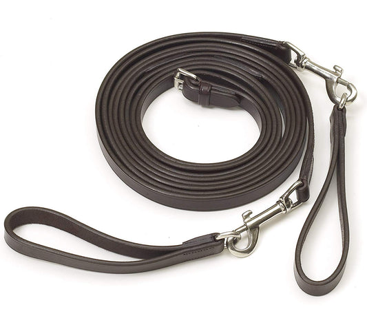 Camelot leather draw reins