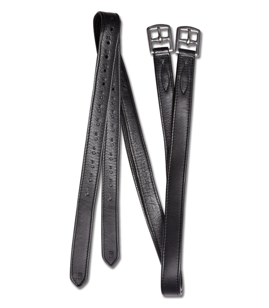 Waldhausen XLine Black Soft Stirrup leathers