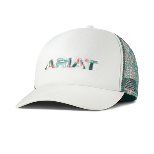 Ariat Ponyflow white azctec cap