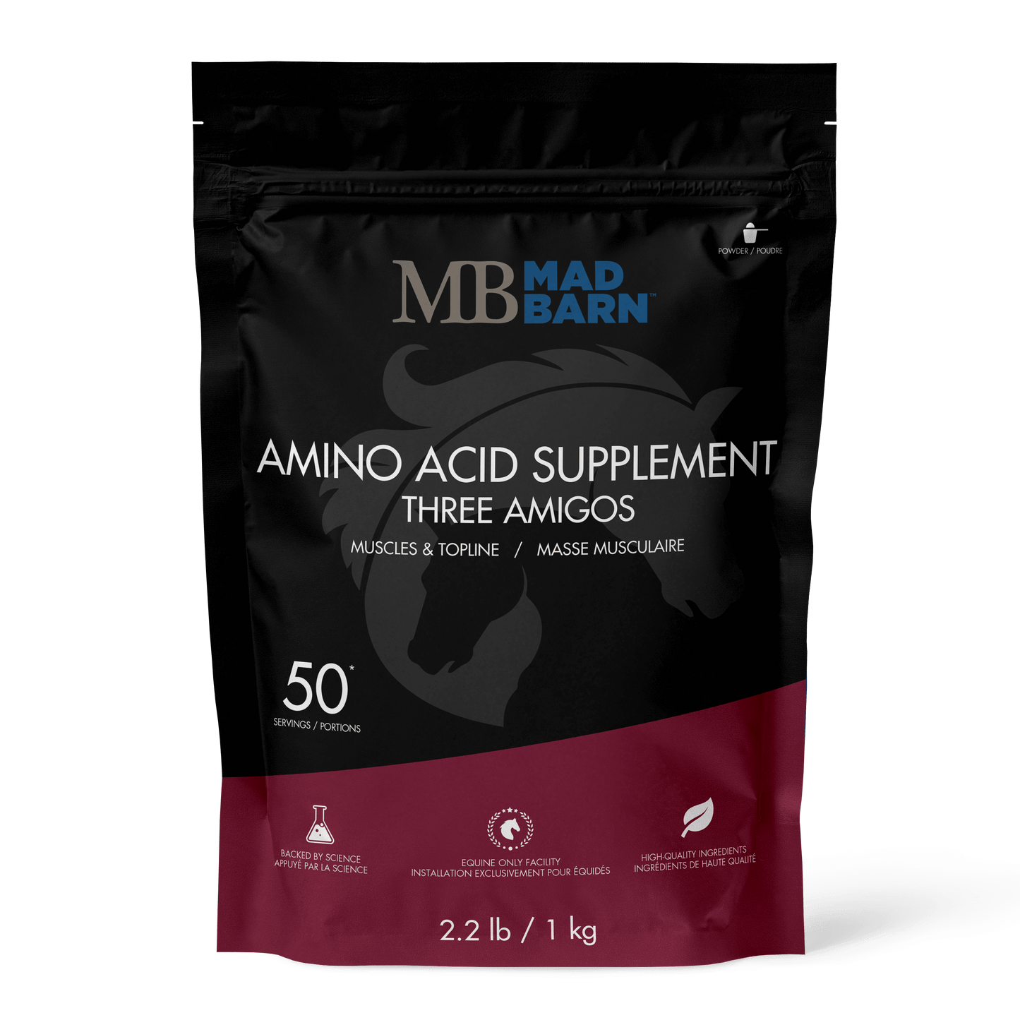 Mad Barn Trois Amigos Acide Aminé - 1kg