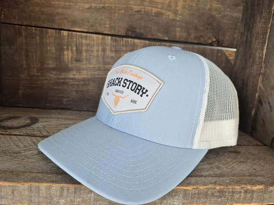 Shack Story white patch/blue cap