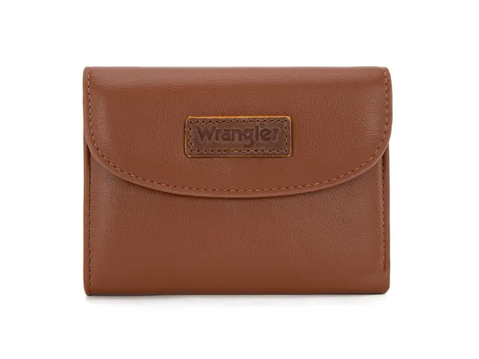 Wrangler small leather wallet - Brown