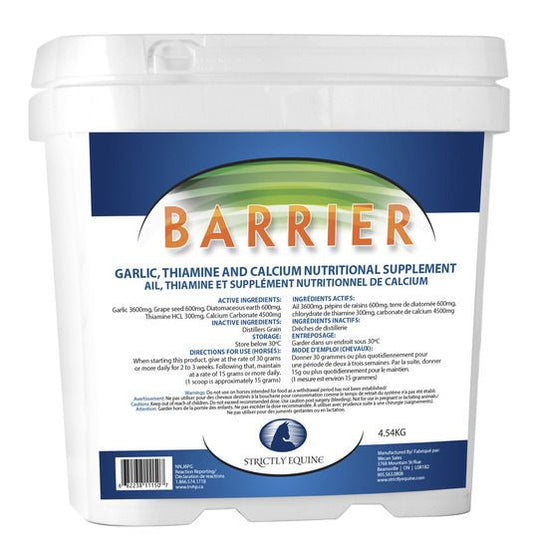 Barrier horse supplement