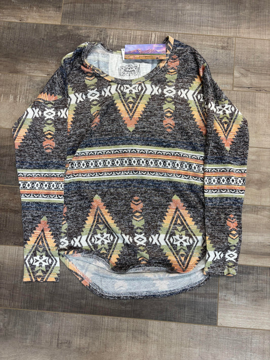 Panhandle drop shoulder long sleeve top *SALE*