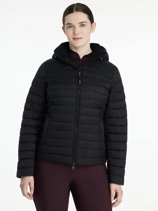 LeMieux Rose hooded puffer jacket - UK12