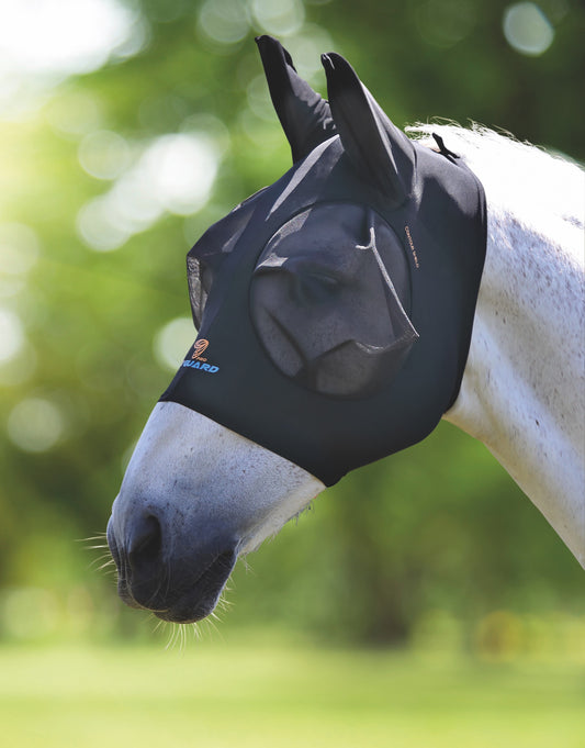 Shires Stretch fly mask with zipper