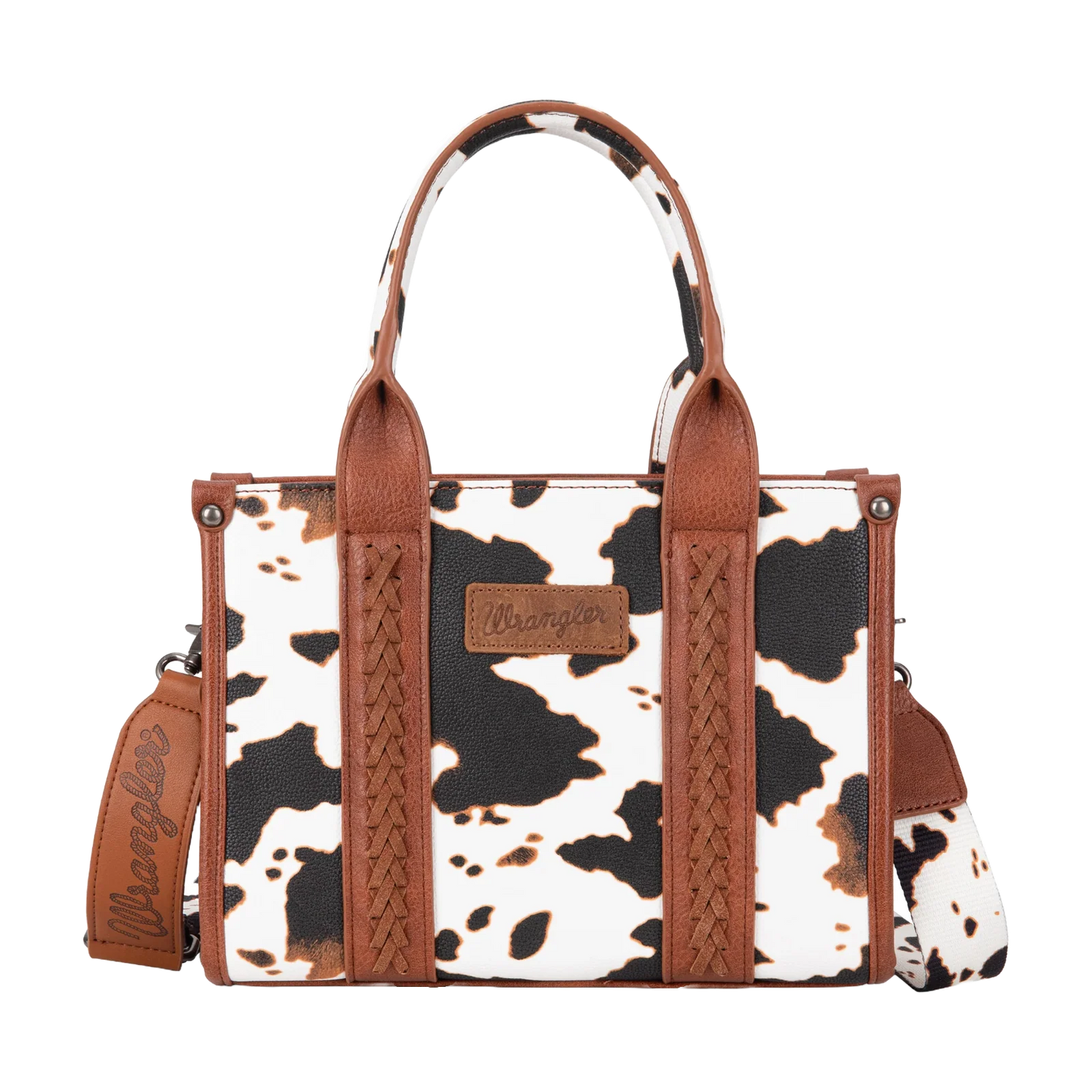 Wrangler Cow Print Concealed Carry Tote/Crossbody - Cow Print