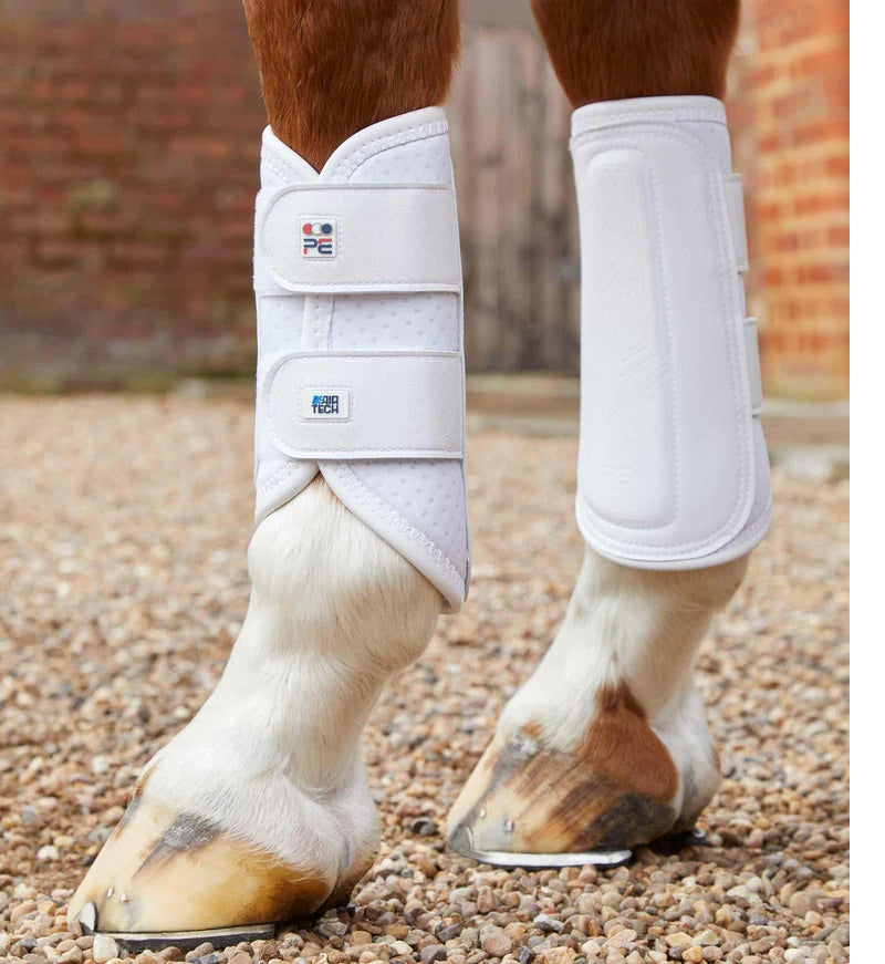 Guêtres de brossage Premier Equine Carbon Air-Tech Double Locking