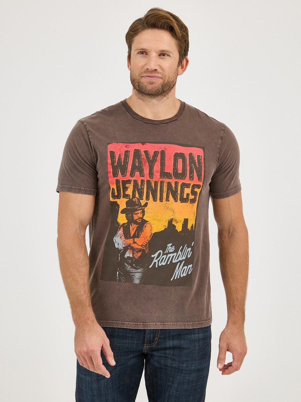 Wrangler Waylon Jennings graphic tee - Brown