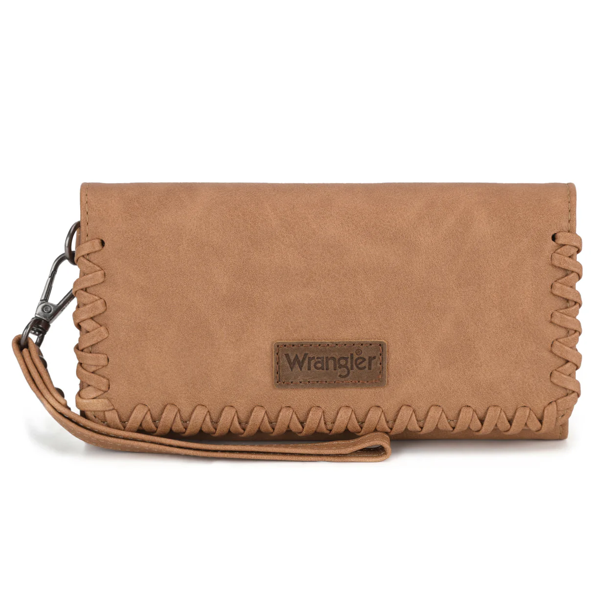 Wrangler Whipstitch wristlet wallet - Light Brown *SALE*