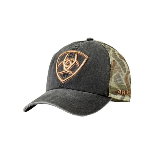 Ariat PonyFlo boot camo ball cap