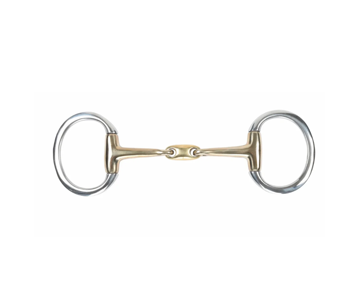 Shires brass alloy flat ring lozenge eggbutt