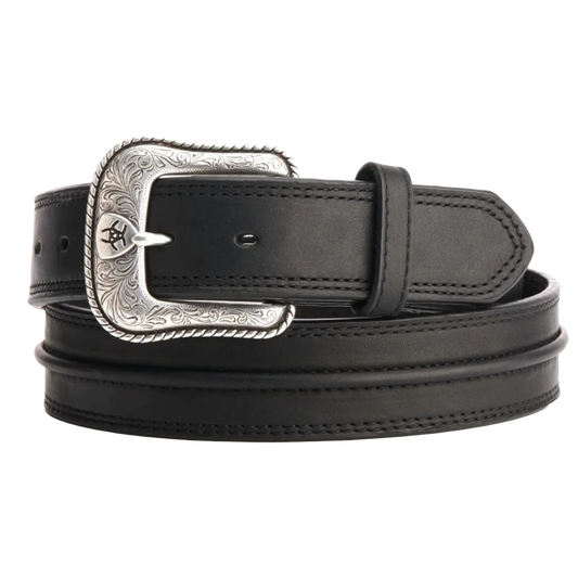 Ariat men's center bump belt - Black