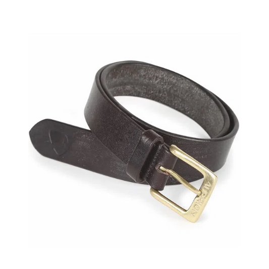 Aubrion brown leather belt