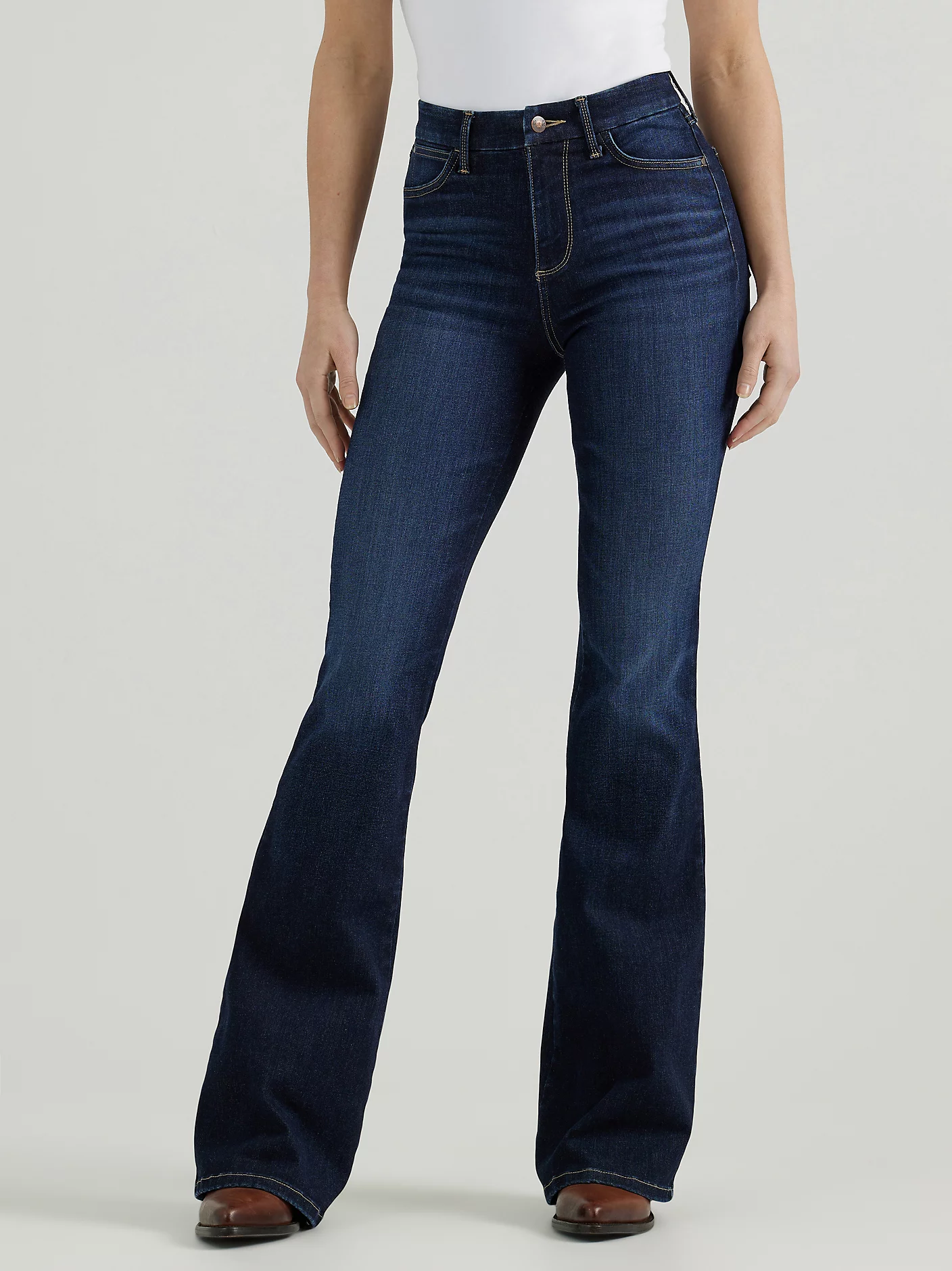 Wrangler Bespoke High Rise Flare Jeans - (2 colors)