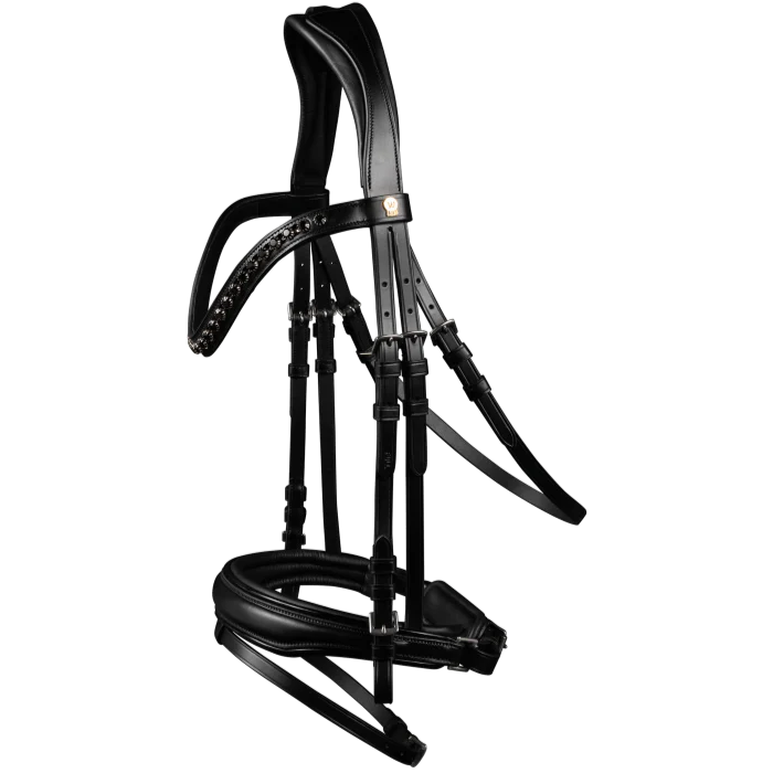 Waldhausen Blackshine S-Line bridle - WB