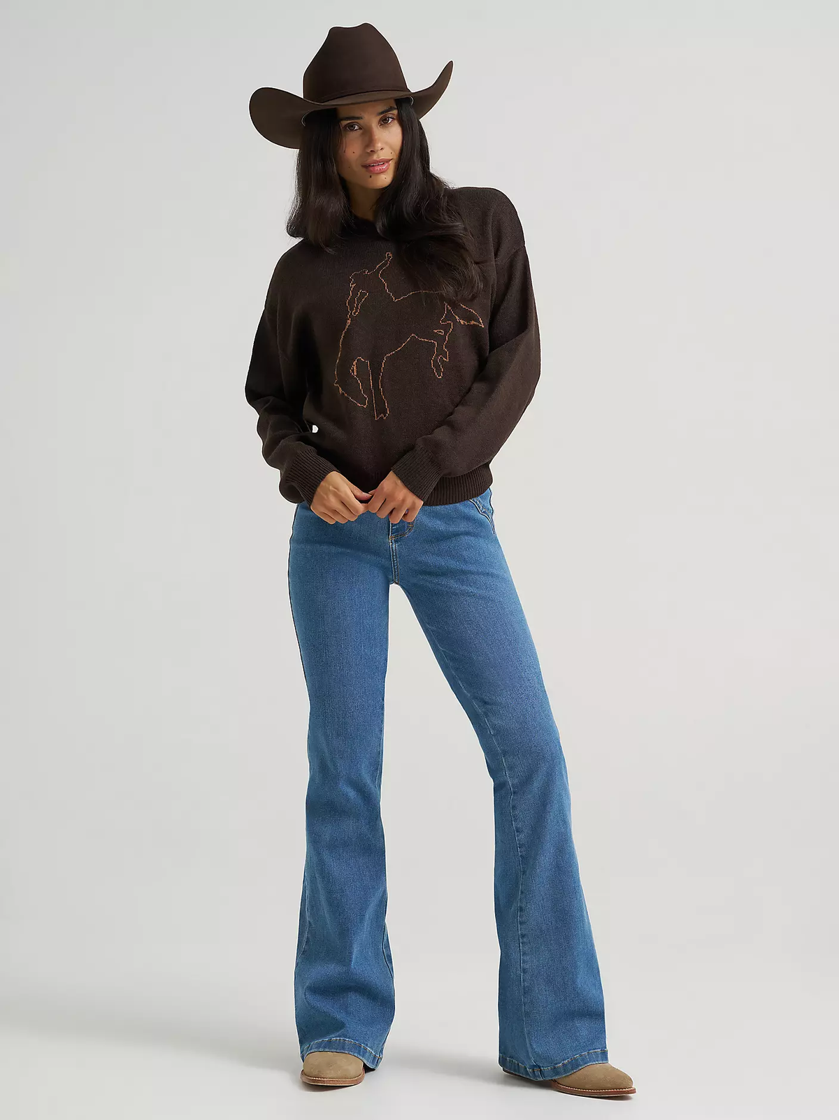 Wrangler Canyon sweater - Brown