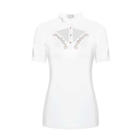 Fairplay Cathrine short sleeve rose gold show shirt - Large