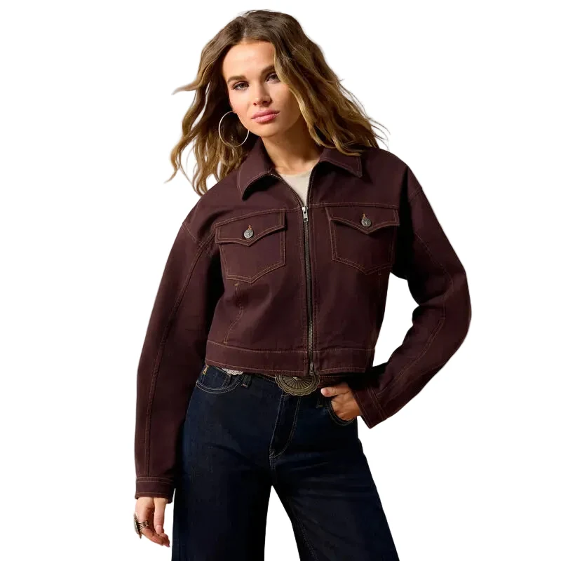 Ariat Cavalry bomber jacket - Chocolate *Small*