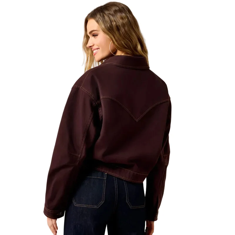 Ariat Cavalry bomber jacket - Chocolate *Small*