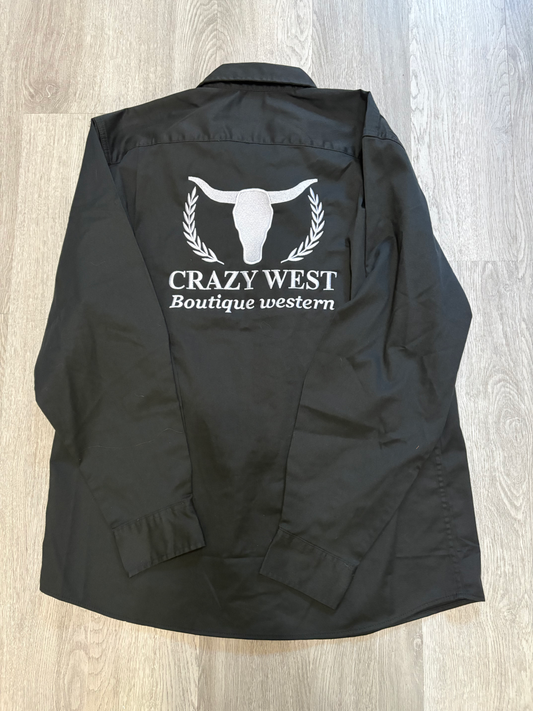 Wrangler Crazy West relaxed authentic shirt - Black