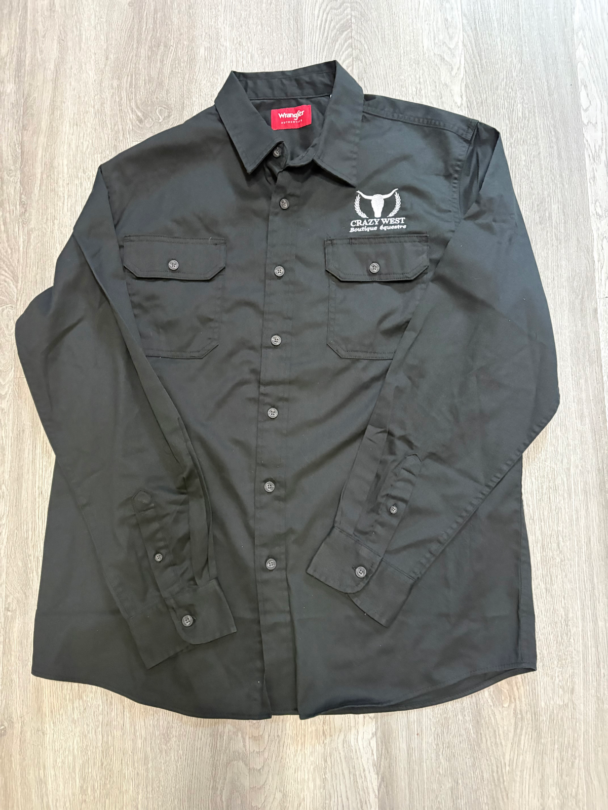 Wrangler Crazy West relaxed authentic shirt - Black