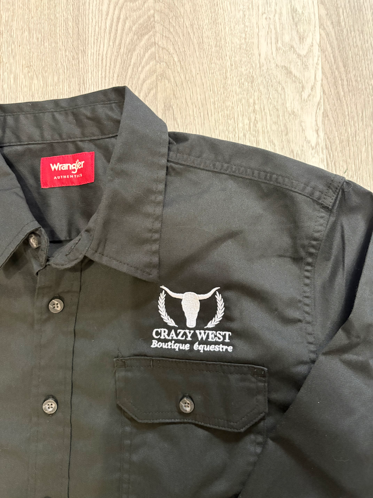 Wrangler Crazy West relaxed authentic shirt - Black