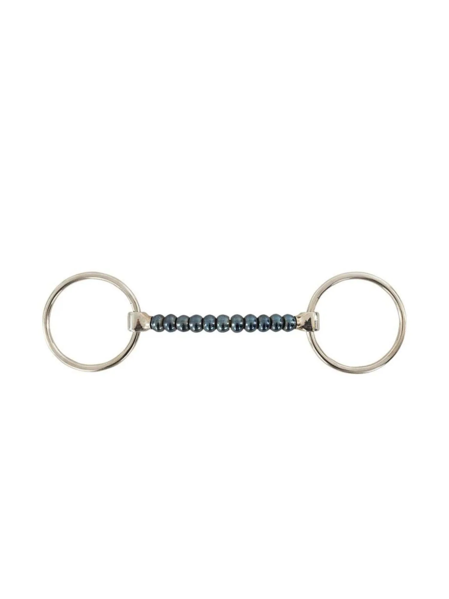 BR Cherry roller sweet iron loose ring mullen bit - 12.5cm