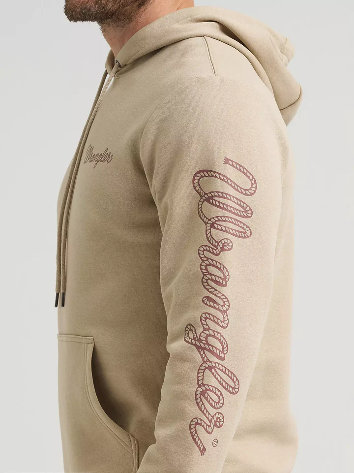 Wrangler Men's Rope Logo Hoodie - Trenchcoat