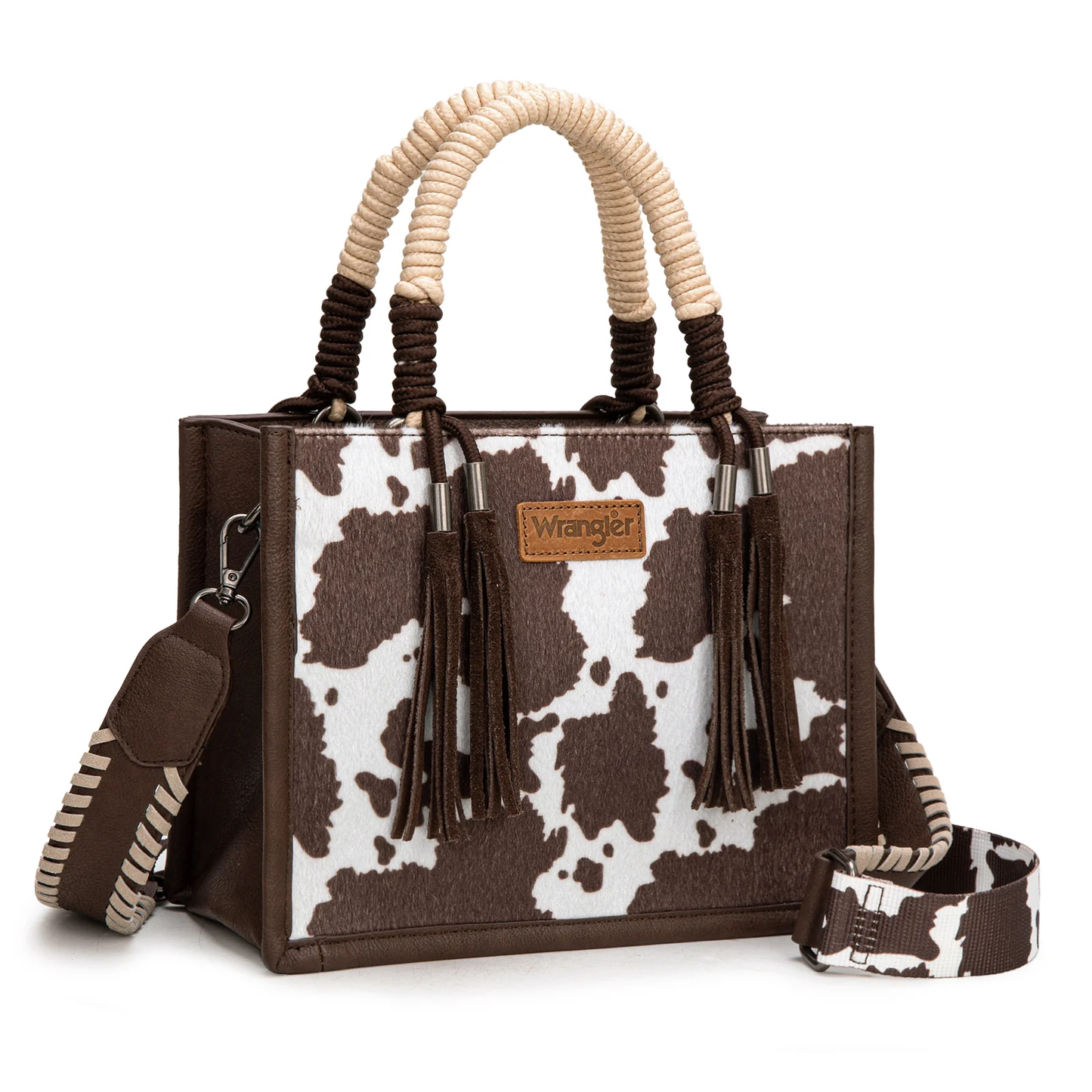 Wrangler Cow Print Tote/Crossbody - (4 colors)