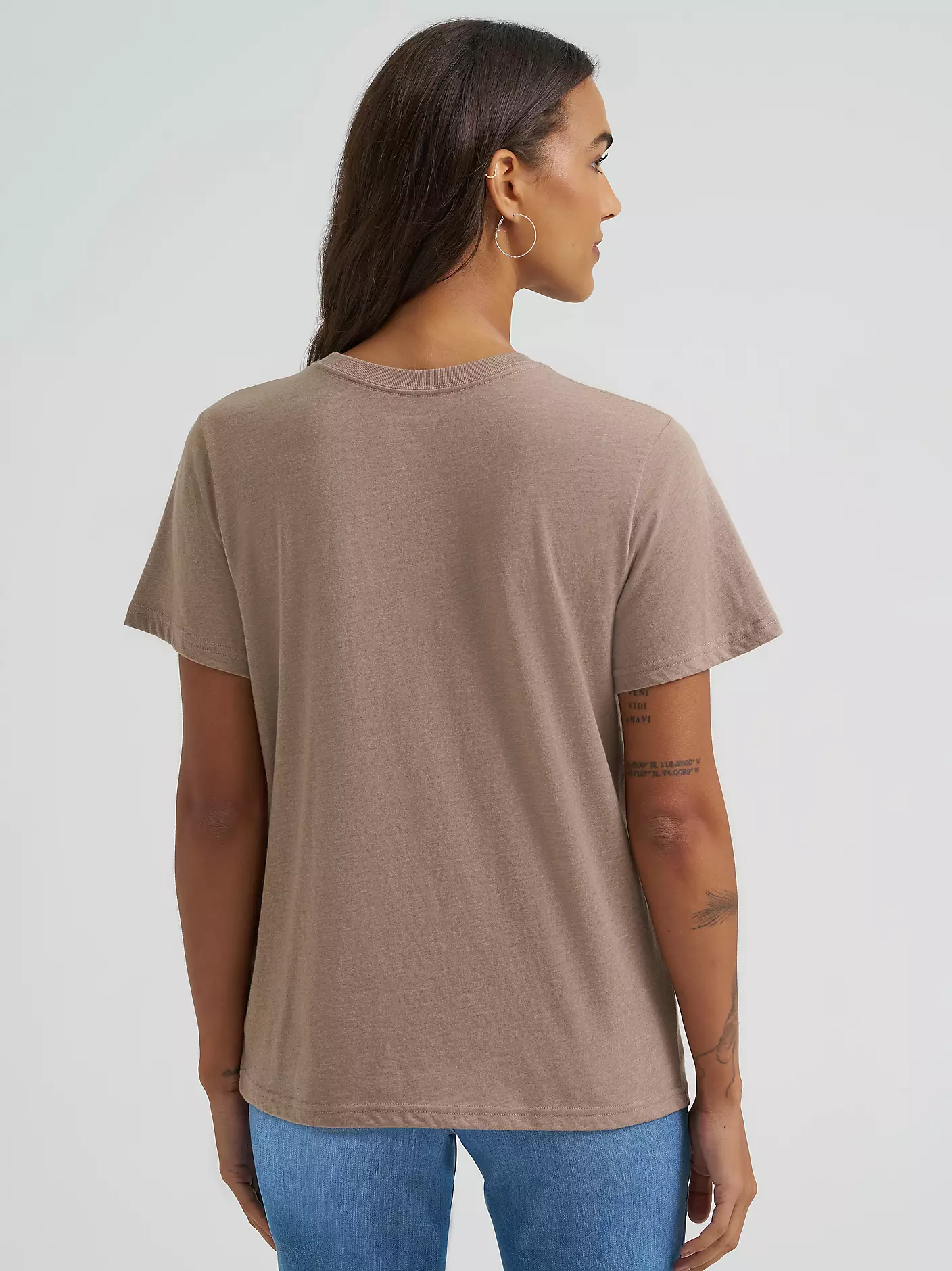 Wrangler Desert Landscape Reg Fit Graphic Tee - Desert Taupe Heather