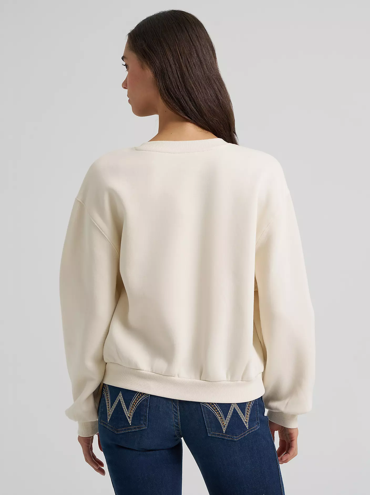 Wrangler Boot graphic pullover - Cream