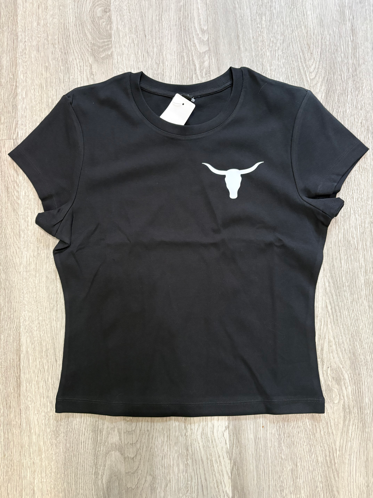 Crazy West women's cropped shirt - Black