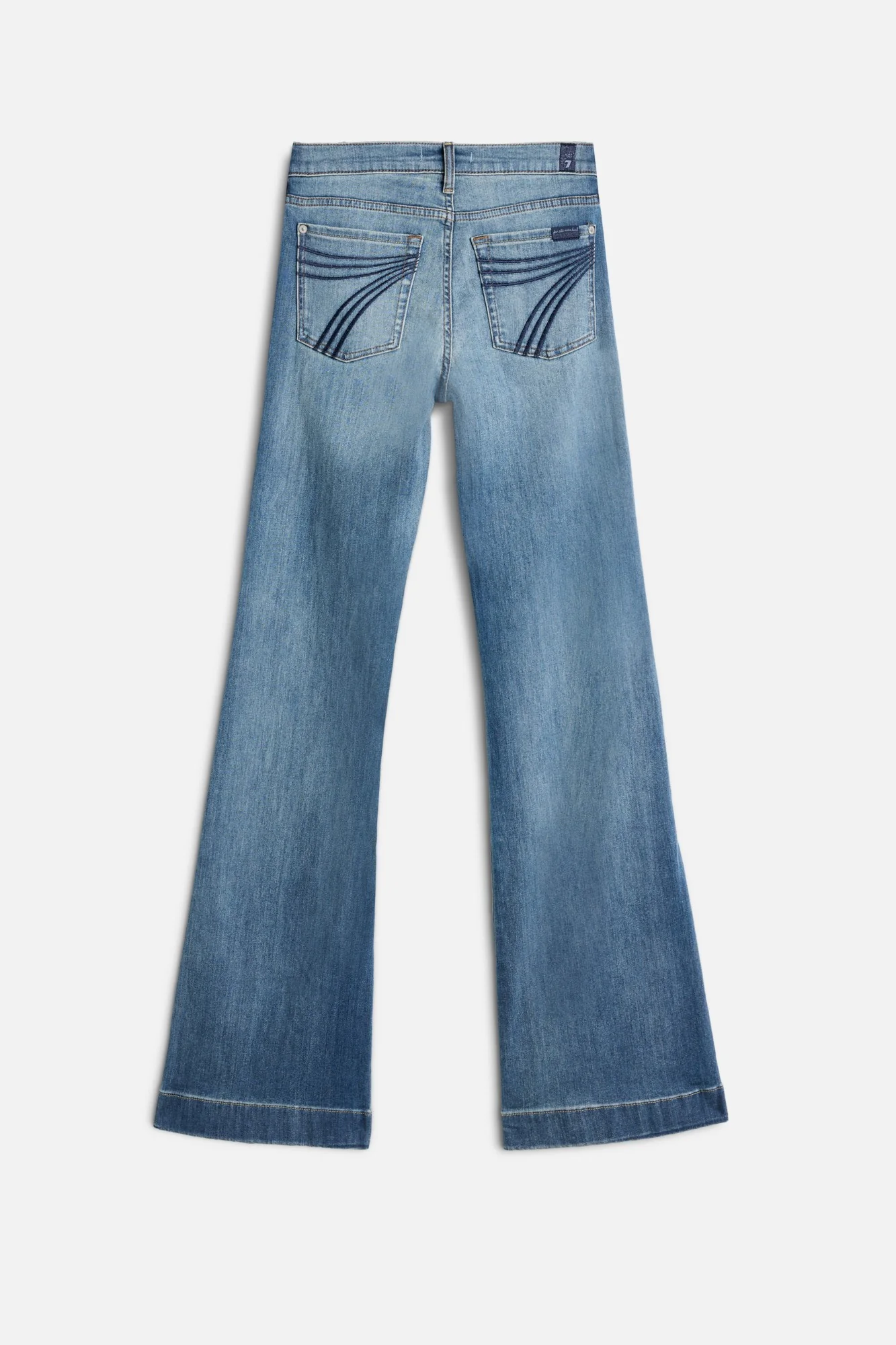 7 For All Mankind tailorless Dojo - Distress Authentic Light
