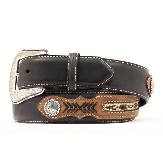 Nocona men's Inlaid weaving belt