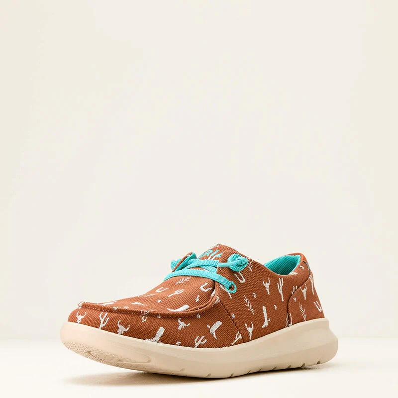 Ariat women's Doodle Hilo - Sorrel western icons *Size 9*