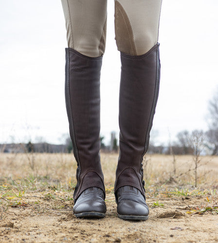 ProChaps leather half chaps - Brown *SALE*