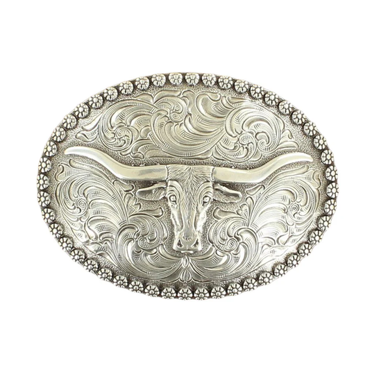 Nocoma western floral buckle