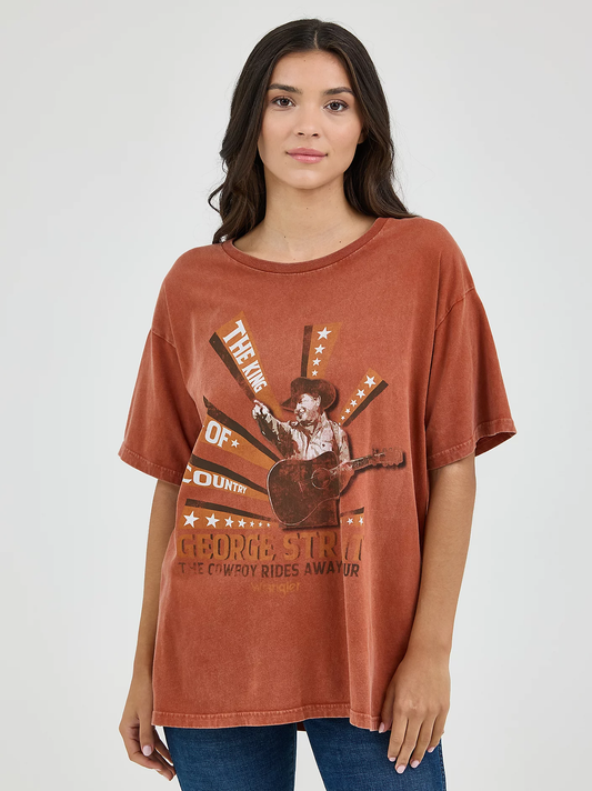 Wrangler George Strait Oversized Band Tee - (2 colors)