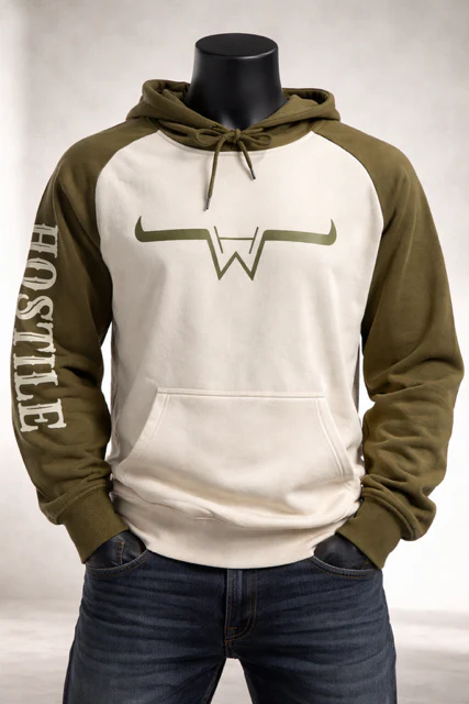 Hostile logo hoodie - Green
