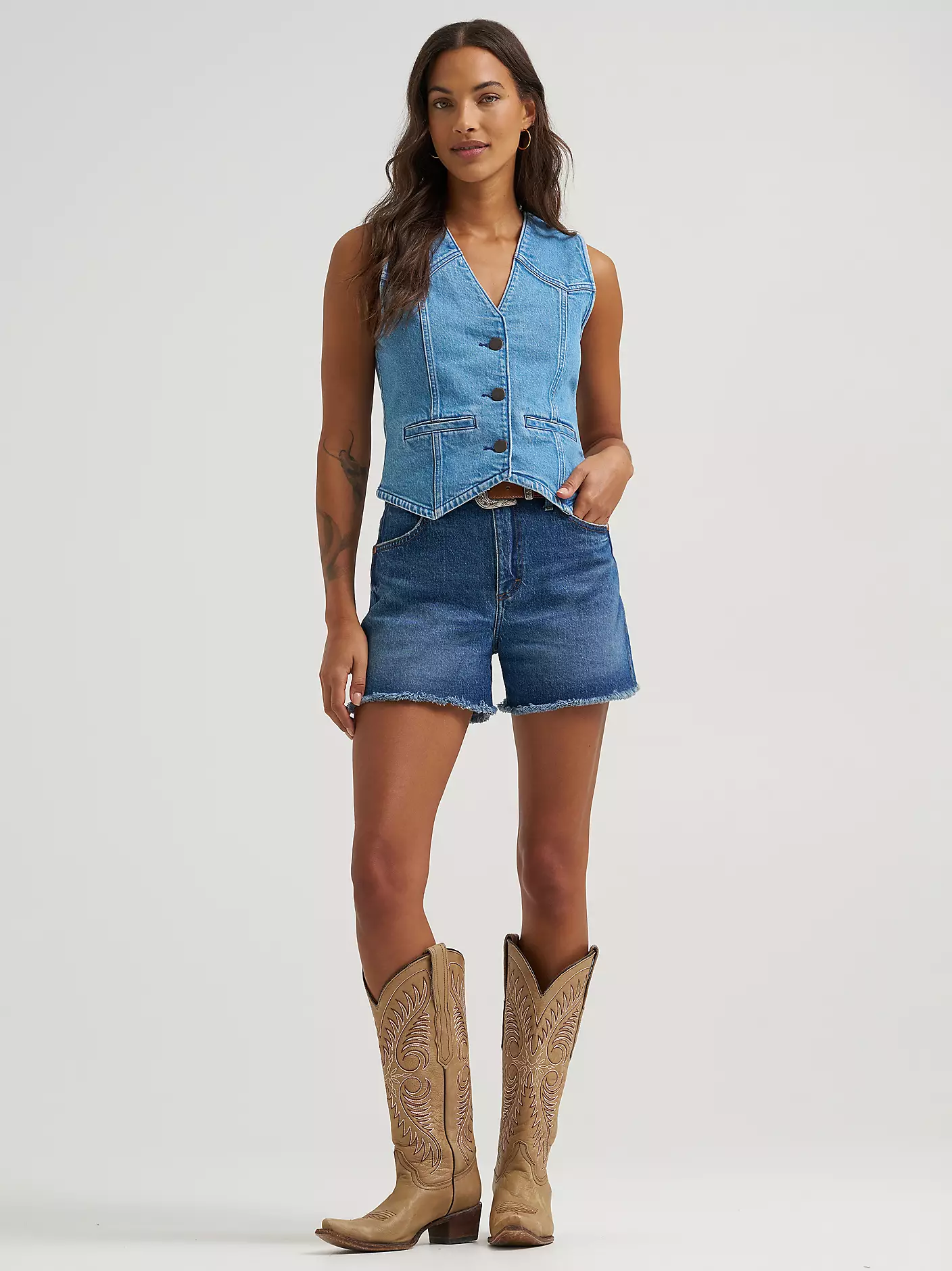 Wrangler Iconic Denim vest - Medium