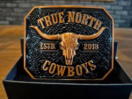 Shack Story black & copper belt buckle