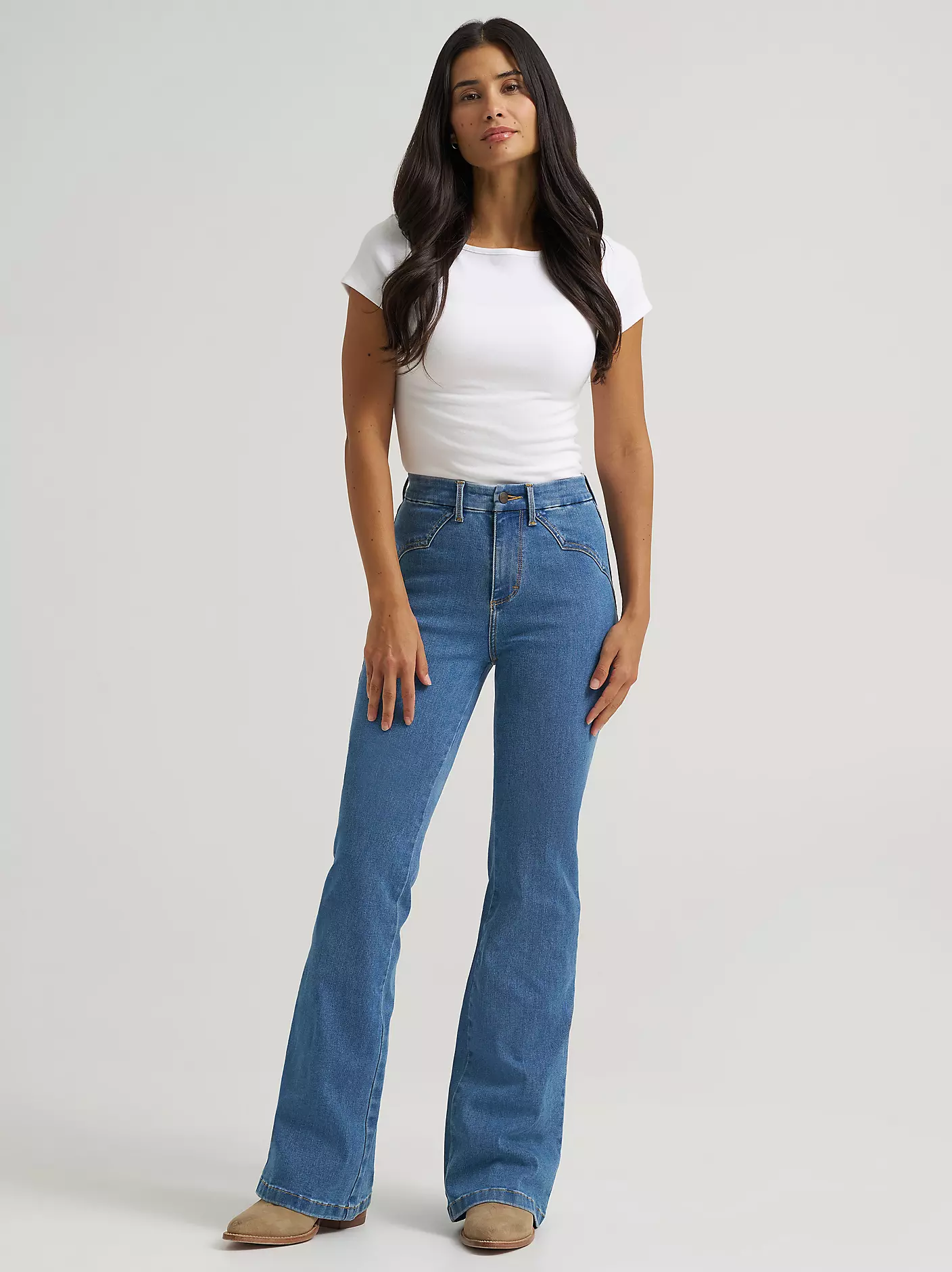 Wrangler Bespoke High Rise Flare Jeans - Jemma