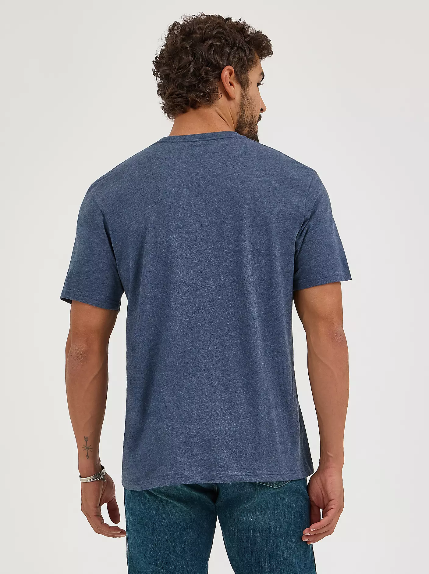 Wrangler Men's Kabel Logo T-Shirt - Navy