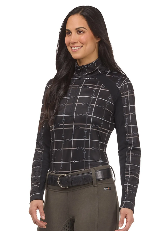 Kerrits first level quarter zip fleece tech top