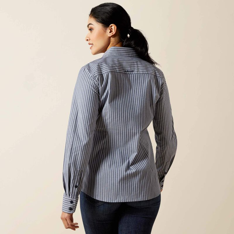 Ariat women's Kirby button down shirt - Dress Blue Stripe *SALE*