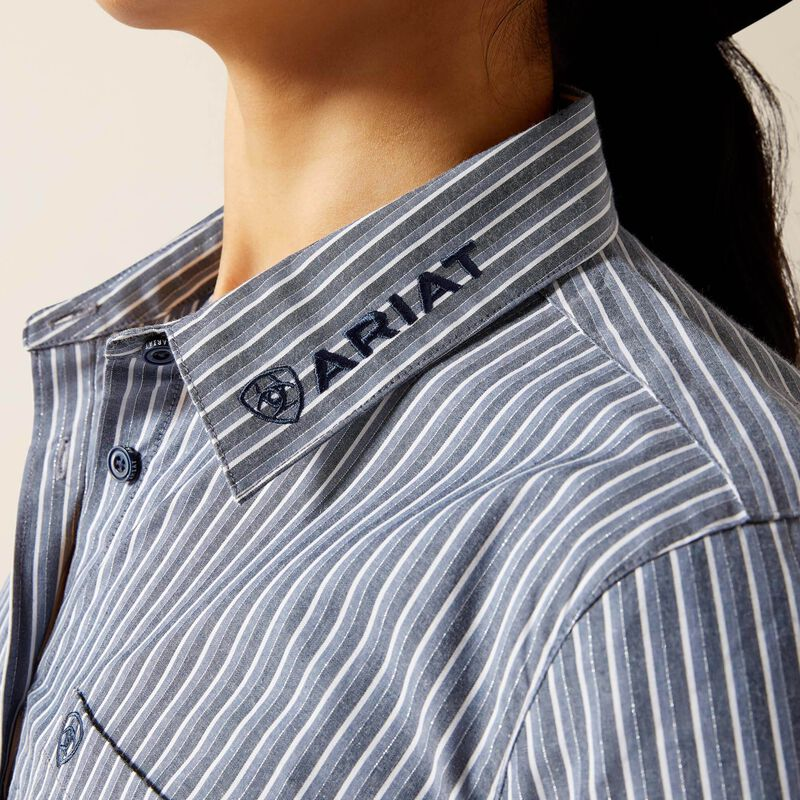 Ariat women's Kirby button down shirt - Dress Blue Stripe *SALE*