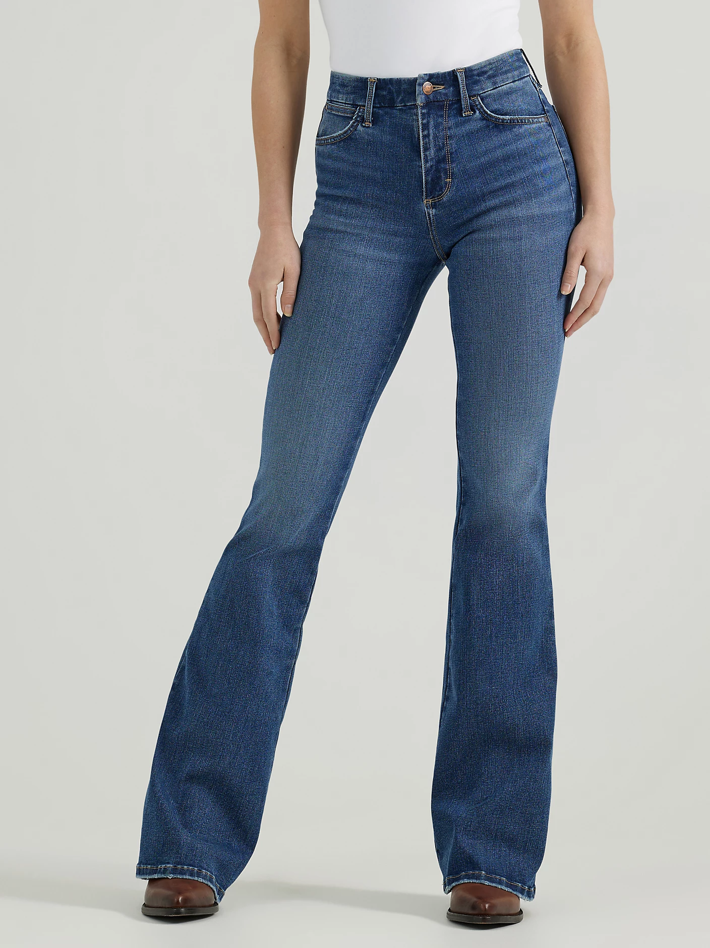 Wrangler Bespoke High Rise Flare Jeans - (2 colors)