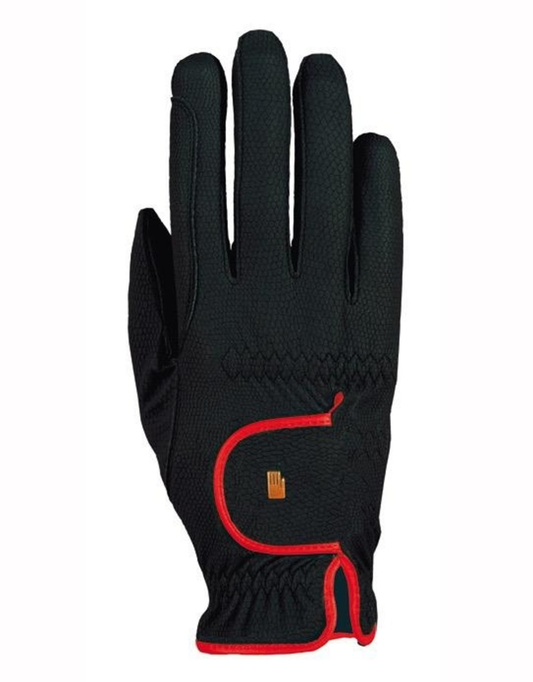Roeckl Lona gloves - Black/red